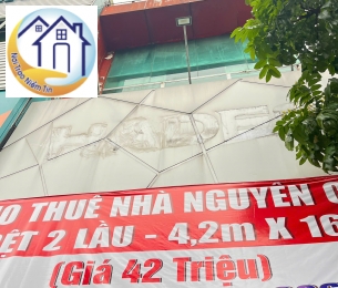 CHO THUÊ NHÀ MẶT TIỀN QUANG TRUNG, P.10, QUẬN GÒ VẤP, Tp HCM