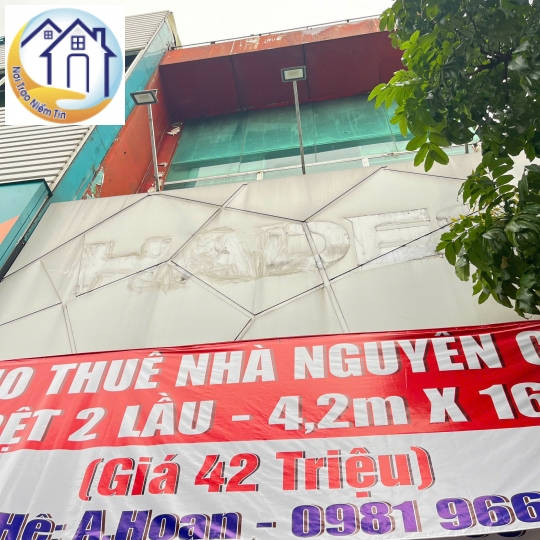 CHO THUÊ NHÀ MẶT TIỀN  QUANG TRUNG, P.10, QUẬN GÒ VẤP, Tp HCM